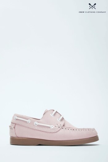 Crew Clothing Pink Deck Shoes logo (483664) | £35