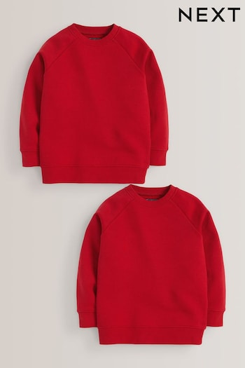 Red 2 Pack Crew Neck School Sweater (3-17yrs) (484442) | £12 - £24