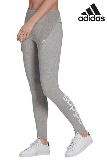 adidas Grey Sportswear Essentials High-waisted Logo Leggings (484732) | £23