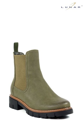 Lunar Olive Green Morgan Boots (485025) | £60