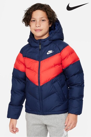 Nike Blue Hooded Jacket (485616) | £100