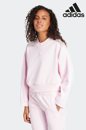adidas Pink Sportswear Future Icons 3-Stripes Sweatshirt (485905) | £50