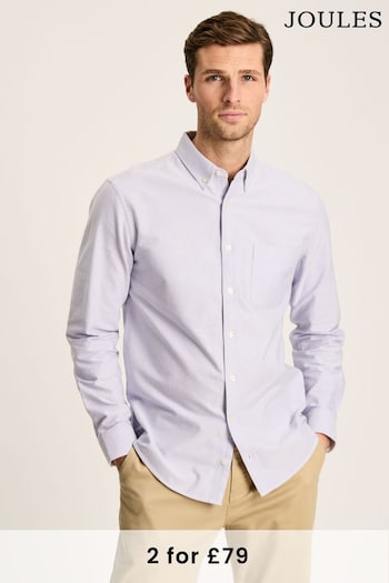 Joules Oxford Purple Classic Fit Shirt (486093) | £42.95