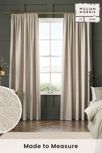 William Morris At Home Natural Willow Made to Measure Curtains (486167) | £109