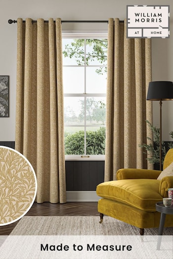 William Morris At Home Yellow Willow Made to Measure Curtains (486473) | £109