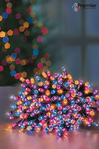 Premier Decorations Ltd Multi Supabright 1000 LED Rainbow Christmas Lights 80m (486593) | £50