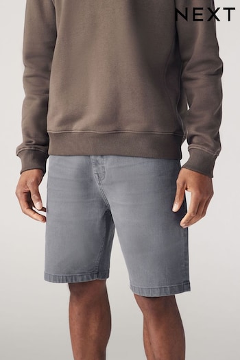 Grey Garment Dye Denim Shorts (488412) | £22