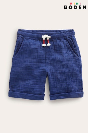 Boden Blue Lightweight Holiday Shorts large (488465) | £25 - £29