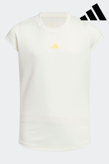 adidas snood Golf Cream Heatdry Sport T-Shirt (488470) | £23