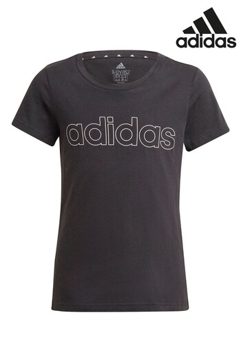 adidas Black Junior Essentials T-Shirt (488484) | £13