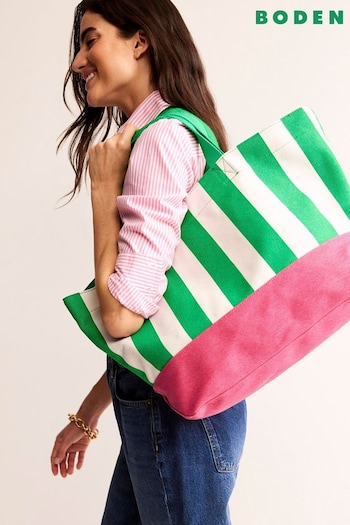 Boden Green Relaxed Canvas Tote Bag (488493) | £45