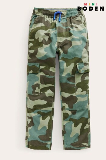 Boden Green Cargo Pull-on Trousers cadou (488544) | £32 - £37