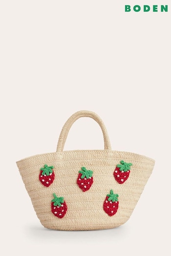 Boden Red Basket Bag (488783) | £37