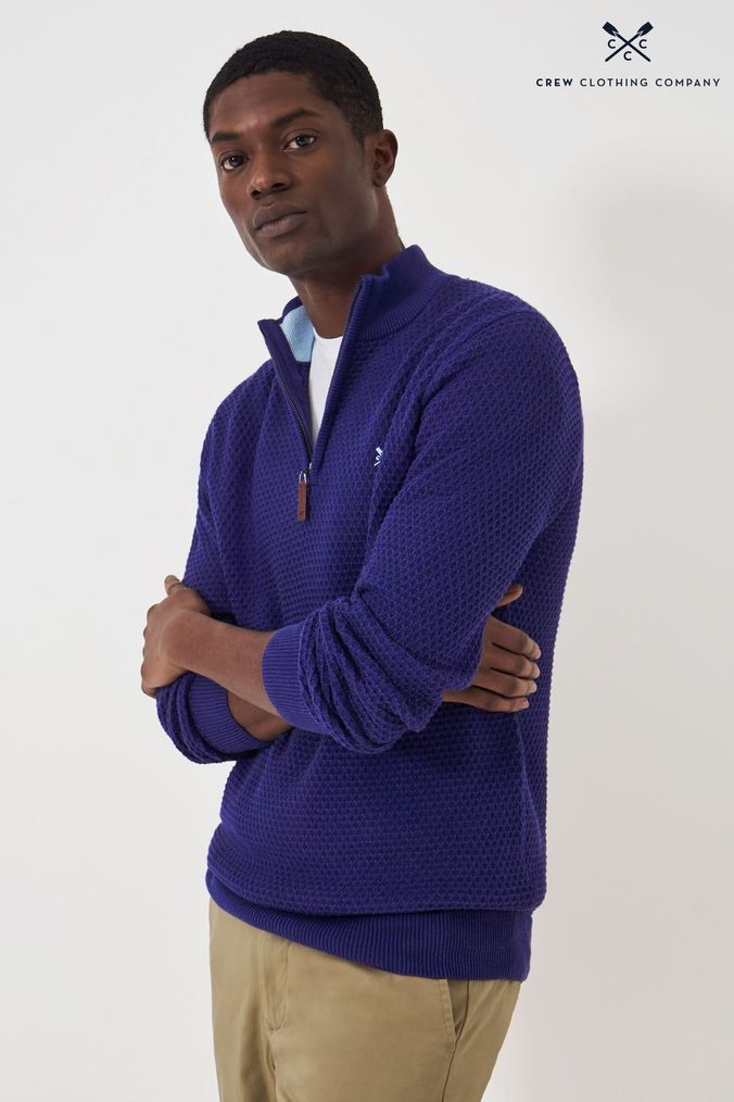 Buy Men s Crew Clothing Company Jumpers Plain Knitwear Online
