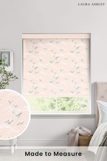 Laura Ashley Blush Pink Animalia Made To Measure Roller Blind (489780) | £58