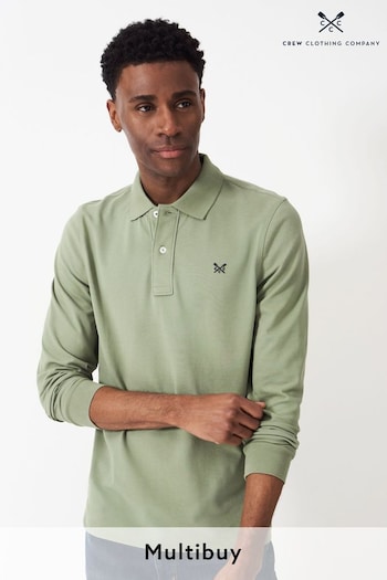 Crew Clothing Long Sleeve Classic Polo Shirt (490148) | £45
