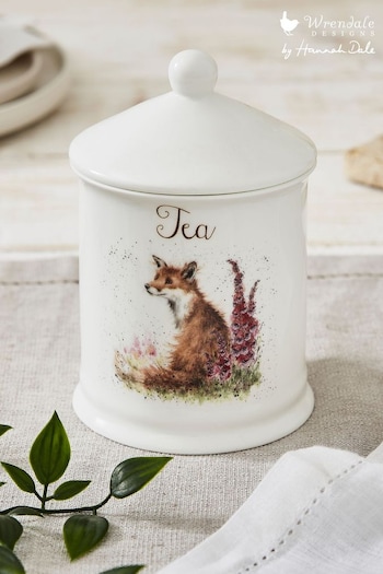 Royal Worcester Wrendale White Fox Tea Storage Jar (490183) | £25