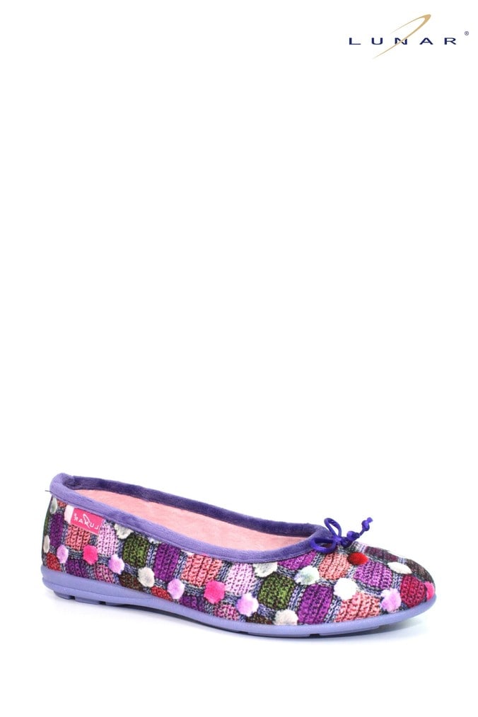 Purple discount ballerina slippers