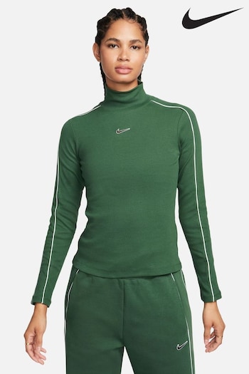 Nike Green Sleeve Stripe Long Sleeve Top (490605) | £50