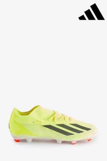 adidas Yellow Performance X Crazyfast Pro Firm Ground Cliq Boots (491137) | £130
