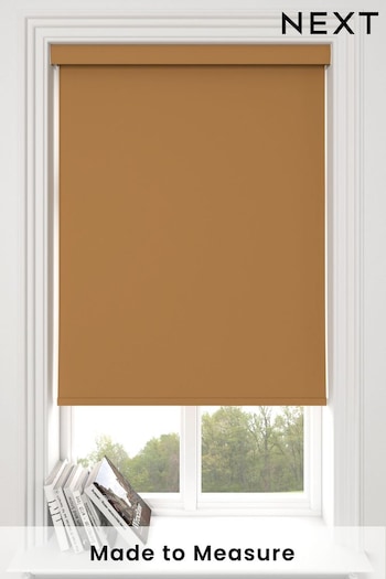 Toffee Natural Haig Made To Measure Blackout Roller Blind (491454) | £55