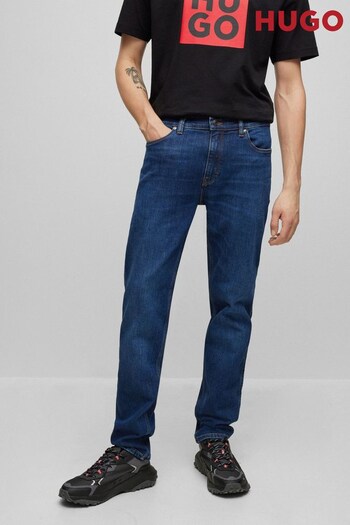 HUGO 708 Slim Fit Blue Skinny Jeans (492241) | £99