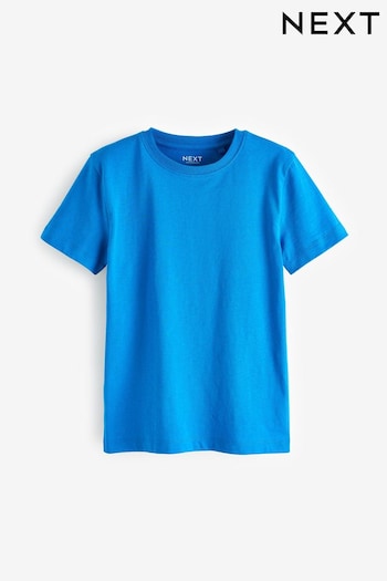 Blue Cobalt Cotton Short Sleeve T-Shirt (3-16yrs) (492891) | £3.50 - £6.50