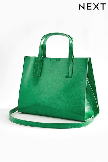 Green Snake Effect Tote Bag (493578) | £26