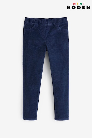 Boden Blue Cord High-Rise Trousers (493690) | £21 - £23