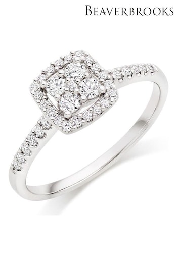 Beaverbrooks 9ct Diamond Cluster Ring (494212) | £1,250