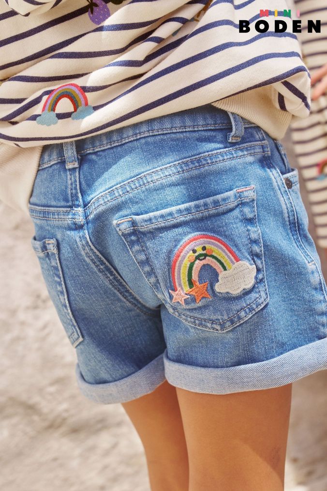 Newborn best sale jean shorts