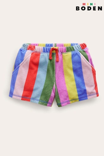 Boden Blue Printed Towelling Shorts armani (495028) | £19 - £21
