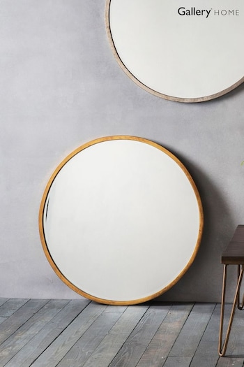 Gallery Home Gold Ashford Antique Large Round Mirror (495051) | £110