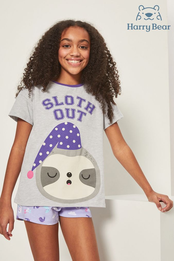Girls Grey Pyjamas Next Official Site