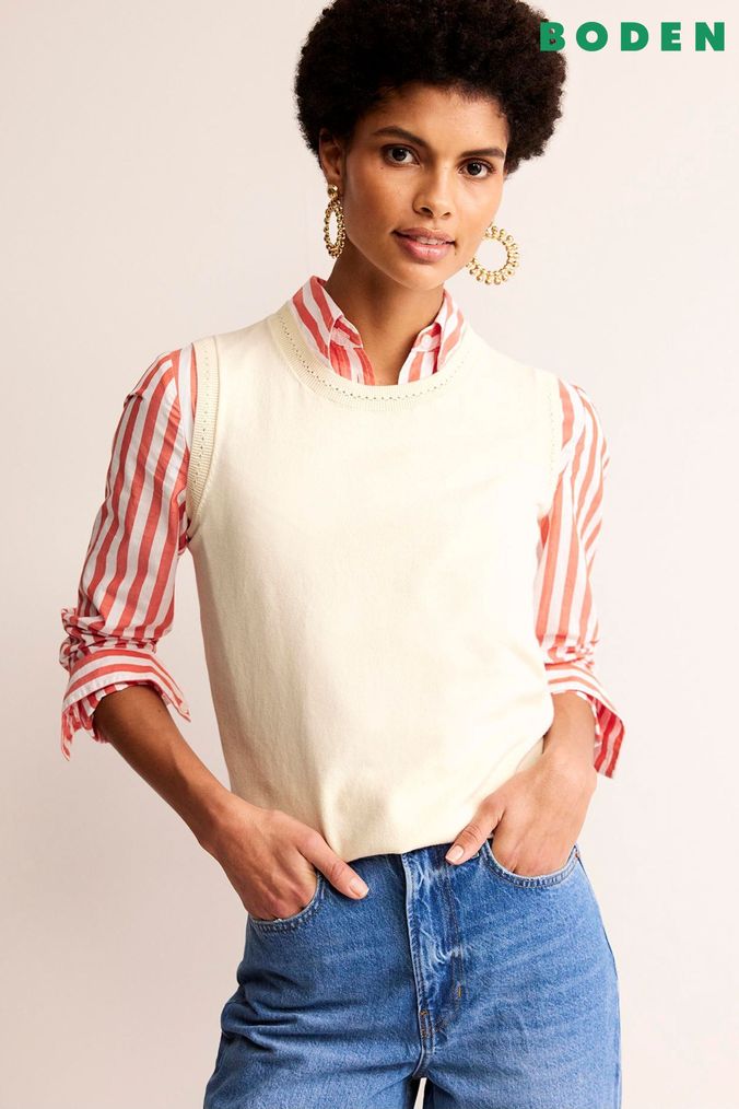Boden sleeveless tops discount