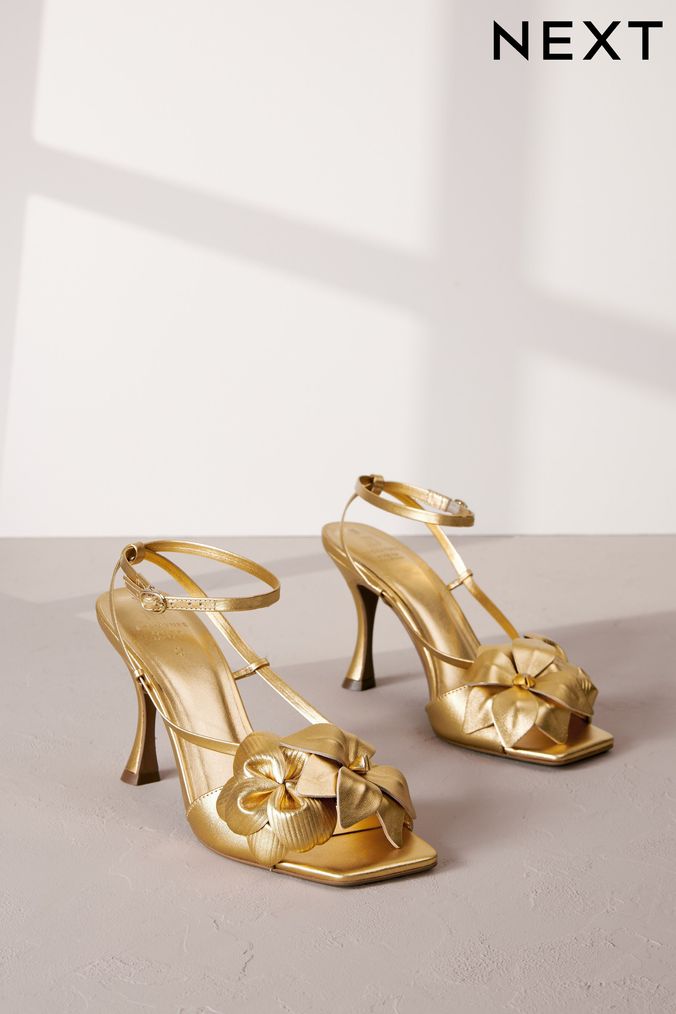 Best gold heels hot sale