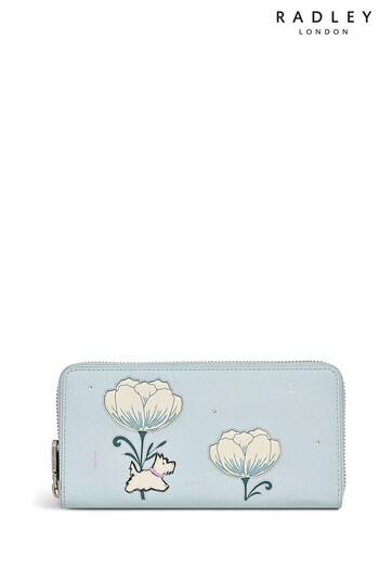 Radley London Large Green Spring Rose Zip-Around Matinee Purse (496873) | £99