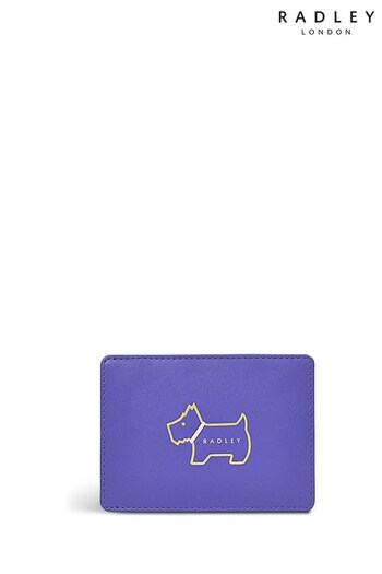 Radley London Small Purple Heritage Dog Outline Travelcard Holder (497078) | £39