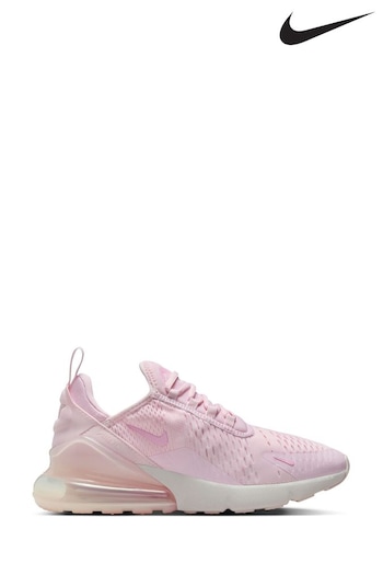 Nike Pale Pink Air Max 270 Trainers (497126) | £145