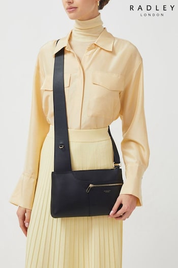Radley London Small Pockets Icon Zip-Top Cross-Body Black Bag (497714) | £179