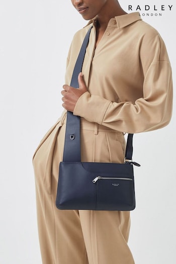 Radley London Small Blue Pockets Icon Zip-Top Cross-Body Bag (497913) | £179