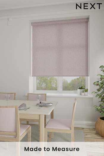 Classic Rose Pink Aston Made To Measure Roller Blind (499346) | £55