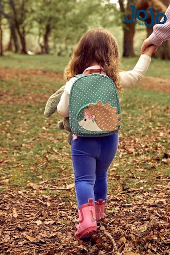 JoJo Maman Bébé Green Hedgehog Kids Dinosaur Backpack (499403) | £22