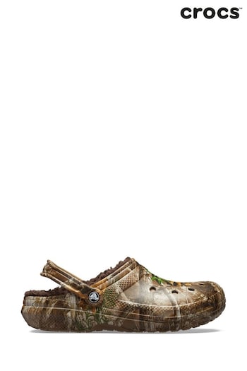 Crocs bain Classic Realtree Edge Lined Brown Clogs (4AG769) | £60