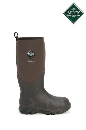 Muck Boots Brown Arctic Pro Tall Wellies (4EU403) | £150