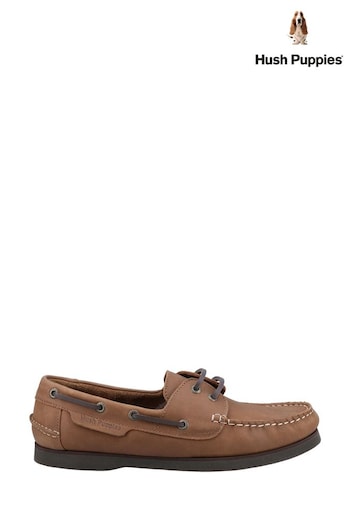 Hush Puppies Henry Brown Boat Shoes (4GR432) | £75