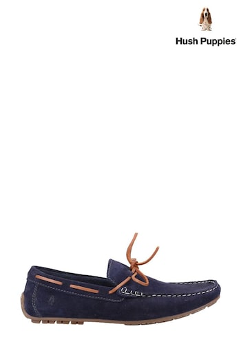 Hush Puppies Blue Boat Shoes (4HR572) | £65