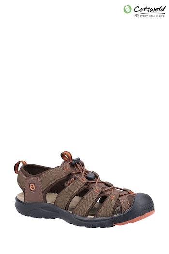 Cotswolds Brown Marshfield Recycled Sandals (500105) | £55