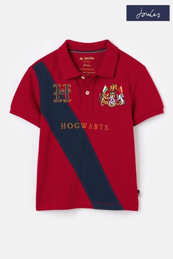 Joules Gryffindor™ Red Harry Potter™ Polo Shirt (500153) | £29.95 - £32.95