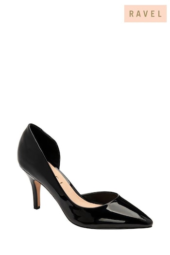 Ravel Black Pointed-Toe Court Shoes (500499) | £65